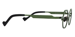 Hilary Geometric Green Glasses3