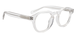 Caprice Round Clear Glasses2