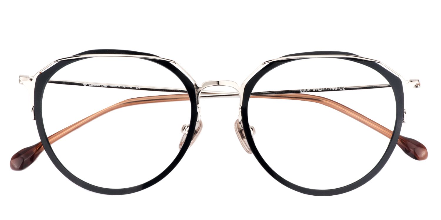 Round Black Glasses | Zeelool Glasses1