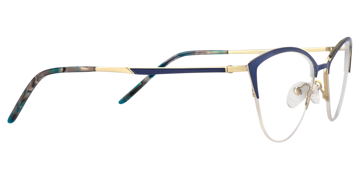Cat Eye Blue Glasses | Zeelool Glasses4
