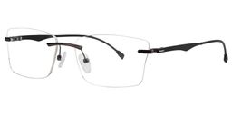 Winnie Rectangle Black Glasses 2