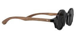 Charlie Round Black Sunglasses3