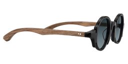 Charlie Round Black Sunglasses3