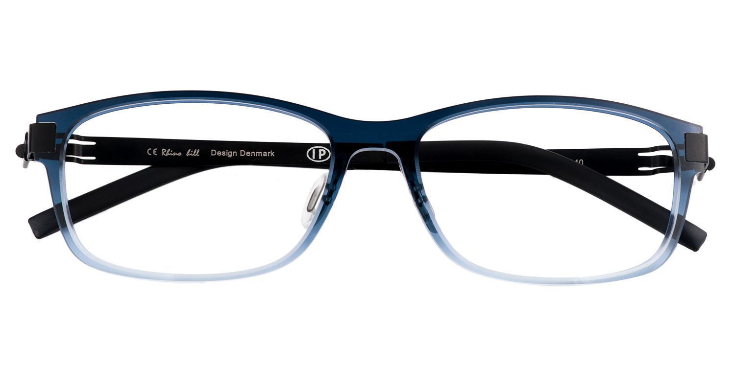 Rectangle Blue Glasses | Zeelool Glasses1