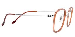 Aries Square Orange Glasses4