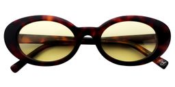 Calista Oval Tortoise Sunglasses1