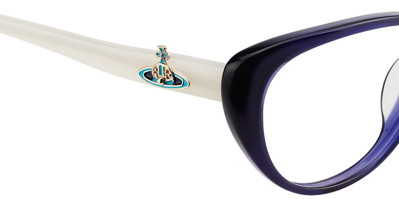 Cateye Dark-Blue Glasses5