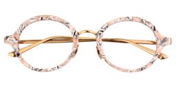 Fiona Round Floral Glasses1