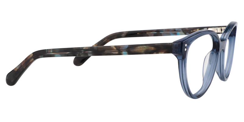 Cateye Dark Blue Glasses4