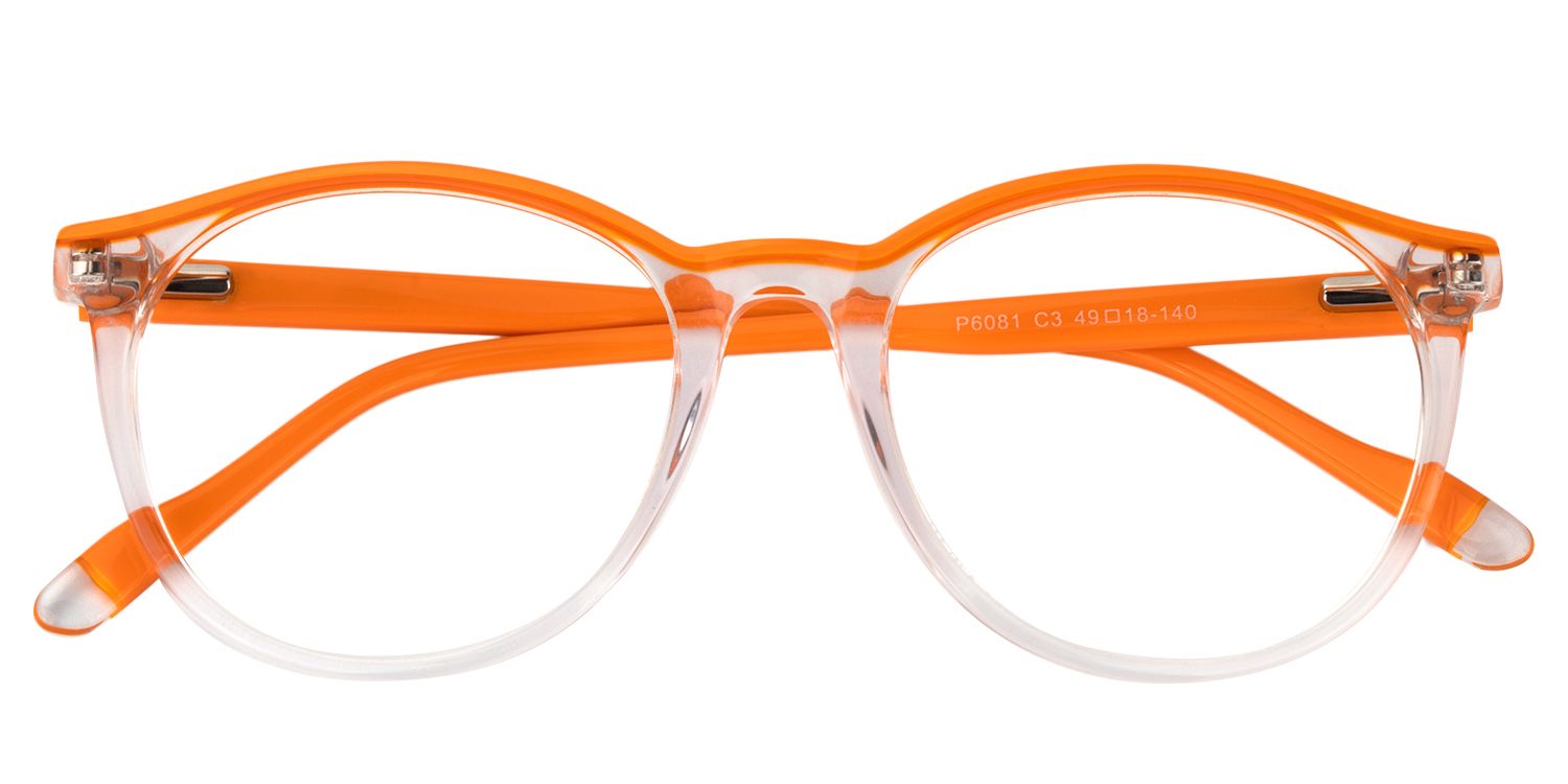 Round Orange Glasses | Zeelool Glasses1