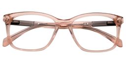 Benjamin Square Beige/Clear Glasses1