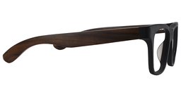 Jeffery Square Black Eyeglasses4