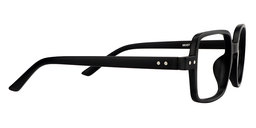 Tony Asymmetric Black Glasses 3