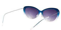  Abraham Cat-eye Blue Sunglasses5