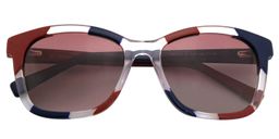 Ainslee Square Dark Blue Sunglasses1