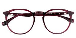 Althea Round Red Glasses1