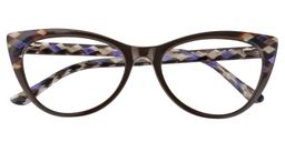 Jill Cateye Brown Glasses1