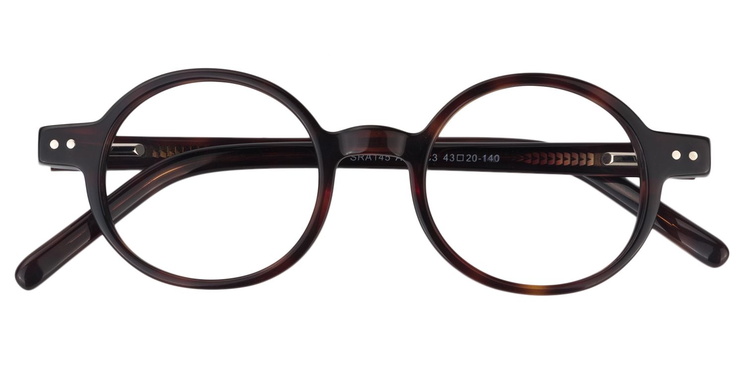 Oval Light Brown Glasses | Zeelool Glasses1