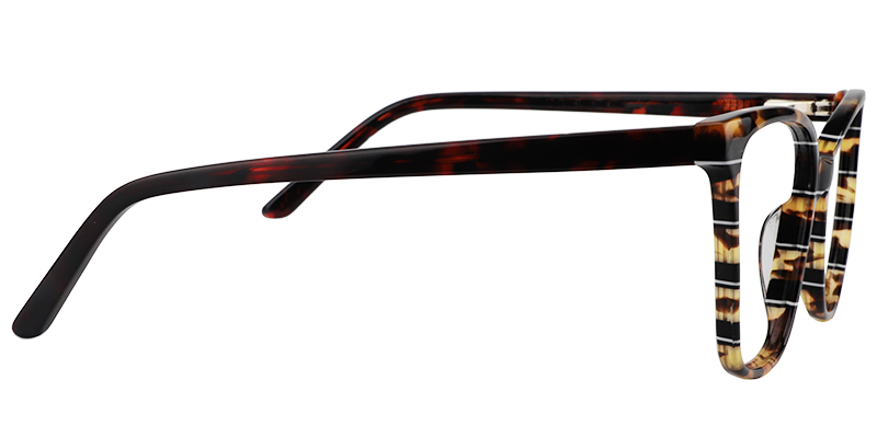 Rectangle Light Amber Glasses4