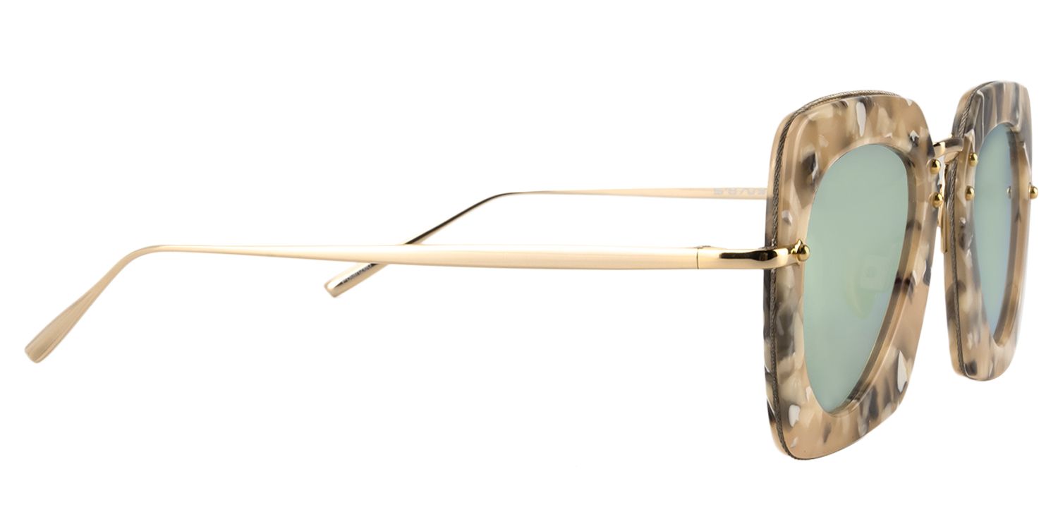 Square Pink Pattern Sunglasses | Zeelool Sunglasses4