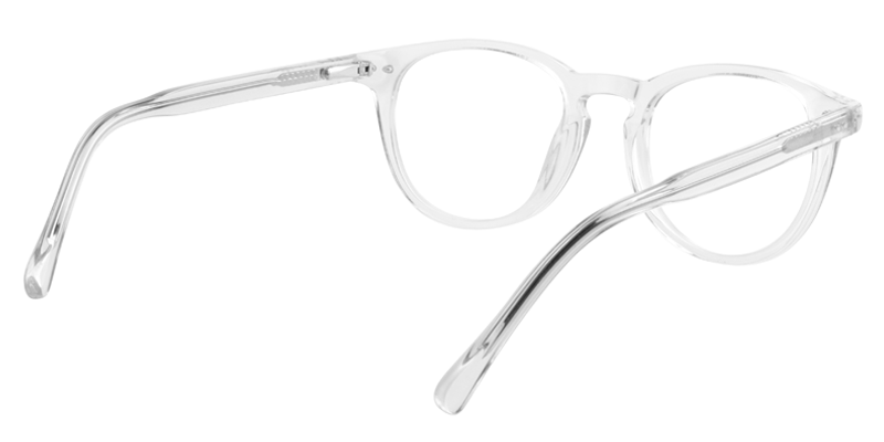 Round Clear Glasses | Zeelool Eyeglasses Online5