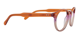 Kimberly Round Orange Glasses4