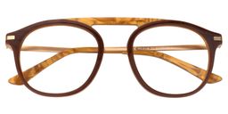 Aldric Square Brown Glasses1