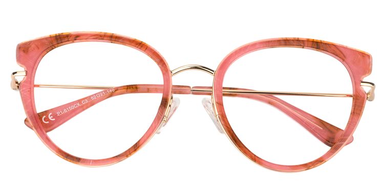 Alfonso Oval Pink Glasses