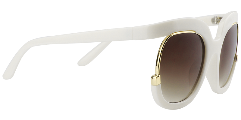 Round White Sunglasses | Zeelool Sunglass Frames4