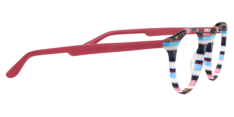 Round Multicolour Glasses | Zeelool Eyeglass Frames4