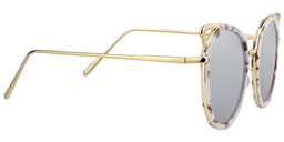 Nanette Cateye White Sunglasses4
