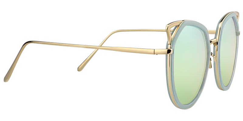 Cateye Green Sunglasses | Zeelool Sunglasses4