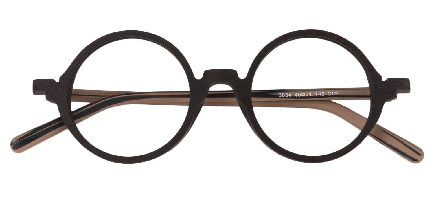 Round Brown Glasses | Zeelool Glasses1