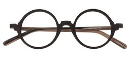 Aloysius Round Brown Glasses1