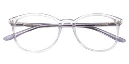 Addie Round Clear Glasses1