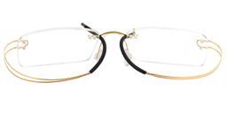 Skyler Rectangle Titanium Glasses 5