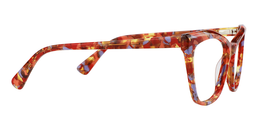 Alicia Cateye Red Pattern Glasses4