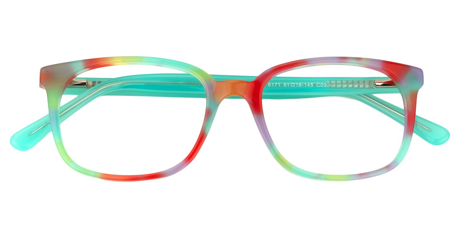 Rectangle Green Glasses | Zeelool Glasses1