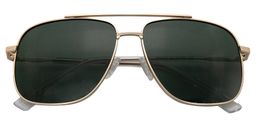 Angelou Aviator Gold Sunglasses1