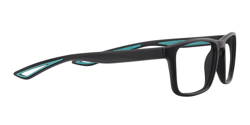 Rectangle Blue Glasses | Zeelool Eyeglass Frames4