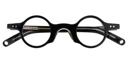 Xilla Black Round Glasses1