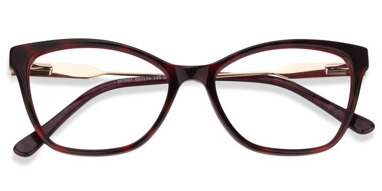 Calista Cat eye Red Tortoise Glasses