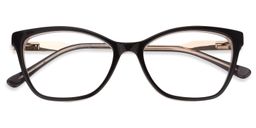 Calista Cat eye Black Glasses1