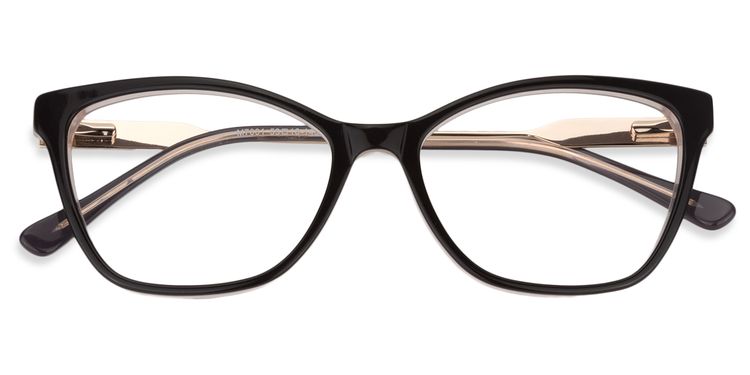 Calista Cat eye Black Glasses