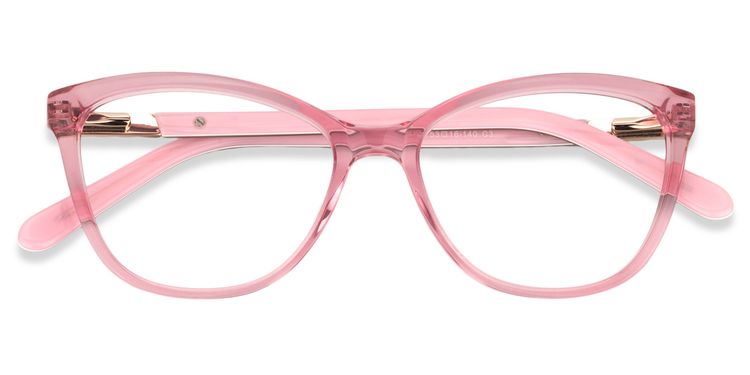 Calix Cat eye Red/Pink Glasses