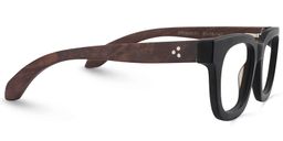 Sam Rectangle Wood Glasses4