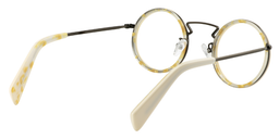 Bonnie Round Creamy Glasses5