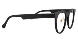 Calliste Round Black Glasses4