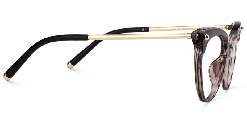 Cat Eye Tortoise&Clear Glasses4