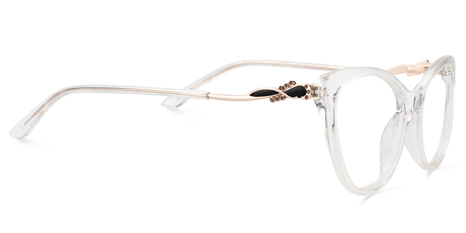 Cat Eye Clear Glasses | Zeelool Glasses5